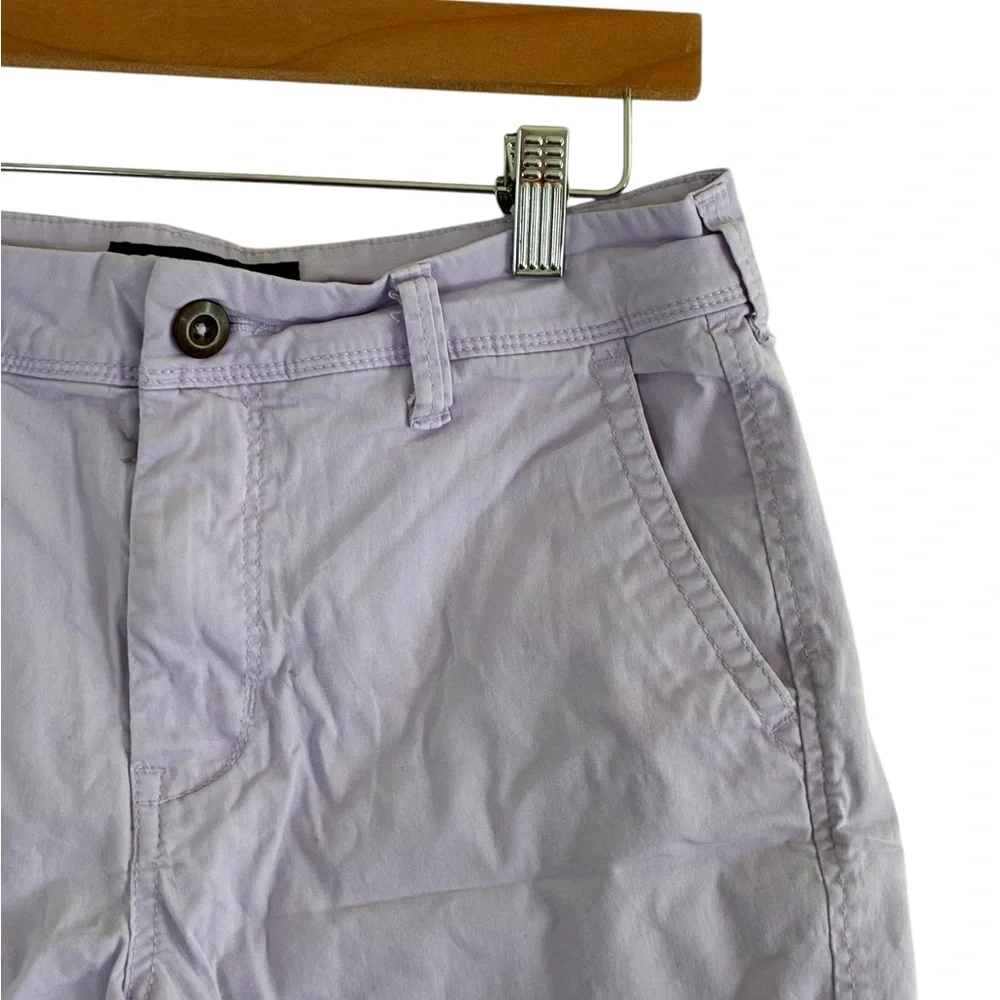 Aeropostale | Purple cotton flat front casual shorts